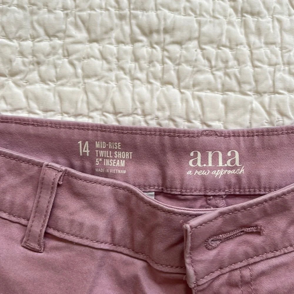 Pink Mid Rise Shorts - Picture 2 of 3